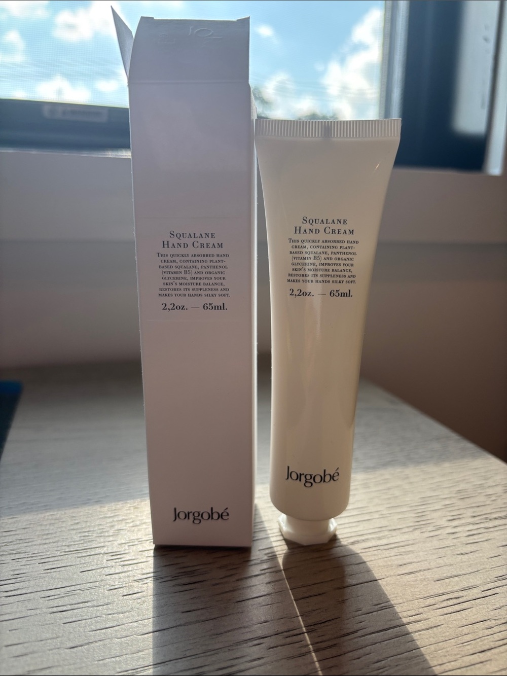 Jorgobe Squalane Hand Cream — White